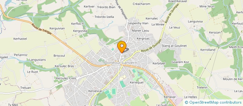 localisation de l'entreprise SCI PLONY  PLONEOUR-LANVERN