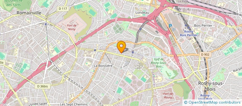 localisation de l'entreprise SCI PLOTIN à MONTREUIL