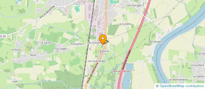 localisation de l'entreprise SCI PLOU  SAINT GEORGES DE RENEINS