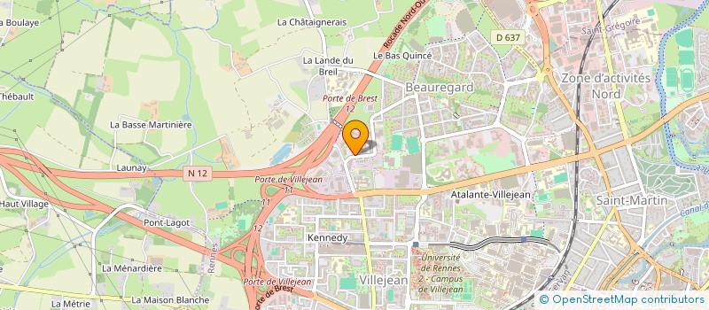 localisation de l'entreprise SCI PLOUEDERN INVEST  RENNES