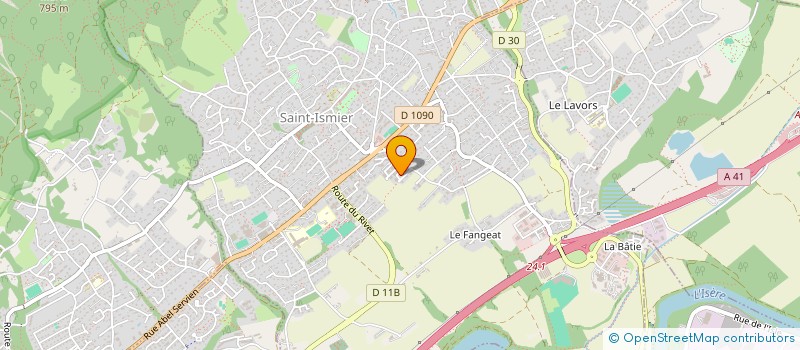 localisation de l'entreprise SCI PLOUTOS à SAINT-ISMIER
