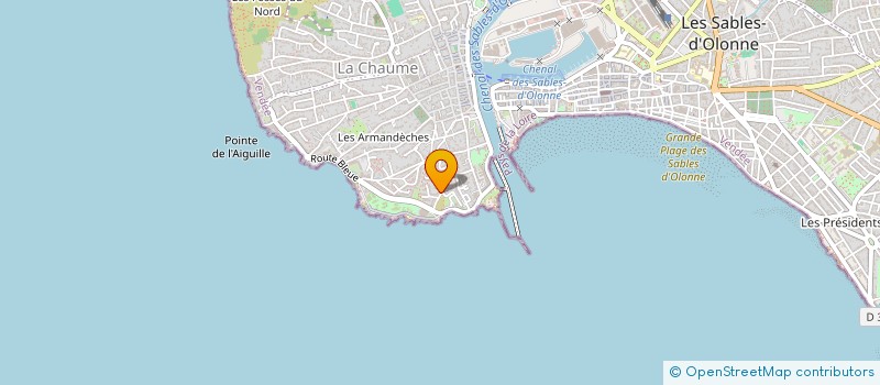 localisation de l'entreprise SCI PLOUZEAU à LES SABLES-D'OLONNE