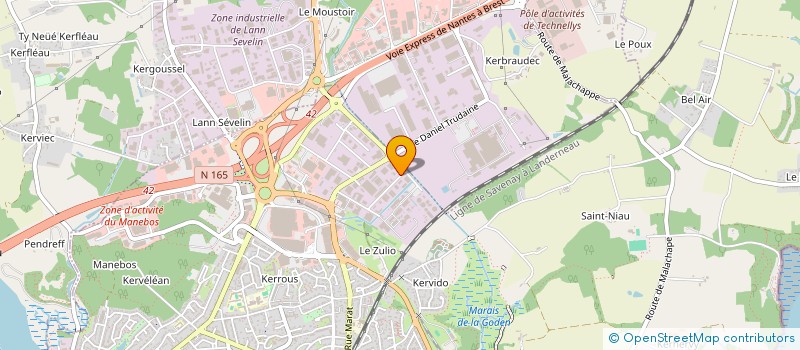 localisation de l'entreprise SCI PLOVER  LANESTER