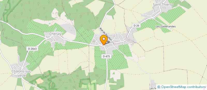 localisation de l'entreprise SCI PLP  MERFY