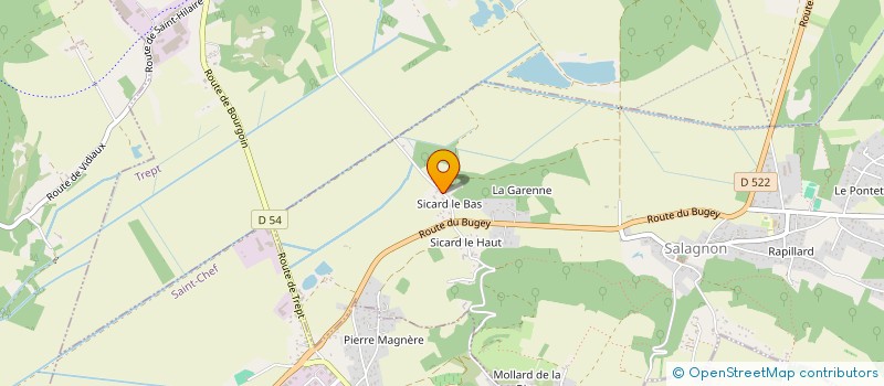 localisation de l'entreprise SCI PLS  SALAGNON