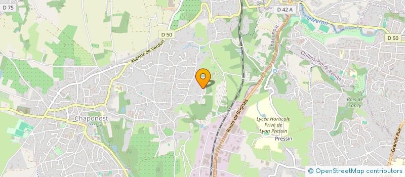 localisation de l'entreprise SCI PLT  CHAPONOST