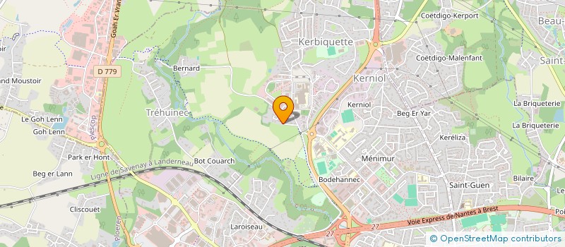 localisation de l'entreprise SCI PLT à VANNES