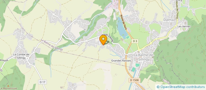 localisation de l'entreprise SCI PLTC AVULLY  LA BALME-DE-SILLINGY