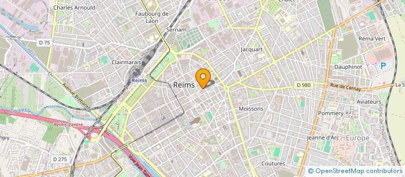 localisation de l'entreprise SCI PLUCHE  REIMS