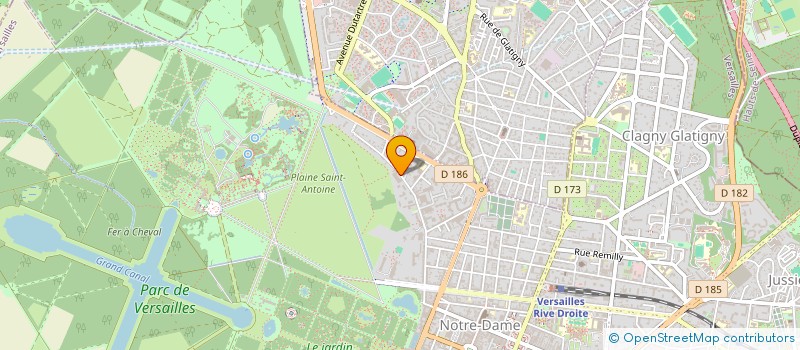 localisation de l'entreprise SCI PLUCHET-AZOURY à VERSAILLES