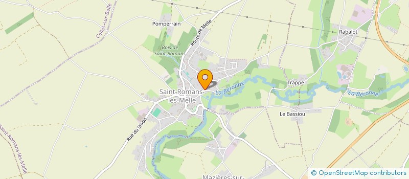 localisation de l'entreprise SCI PLUM  SAINT-ROMANS-LES-MELLE