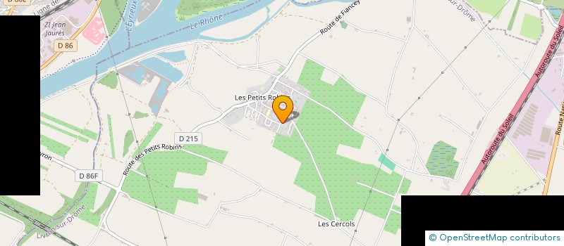 localisation de l'entreprise SCI PLUME  LIVRON-SUR-DROME