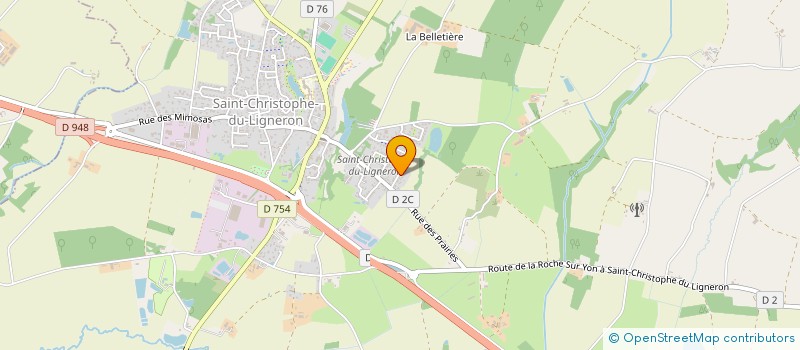 localisation de l'entreprise SCI PLUME à SAINT-CHRISTOPHE-DU-LIGNERON