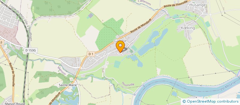 localisation de l'entreprise SCI PLUME D'ANGE à THIONVILLE