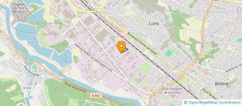 localisation de l'entreprise SCI PLUMERIA à LONS