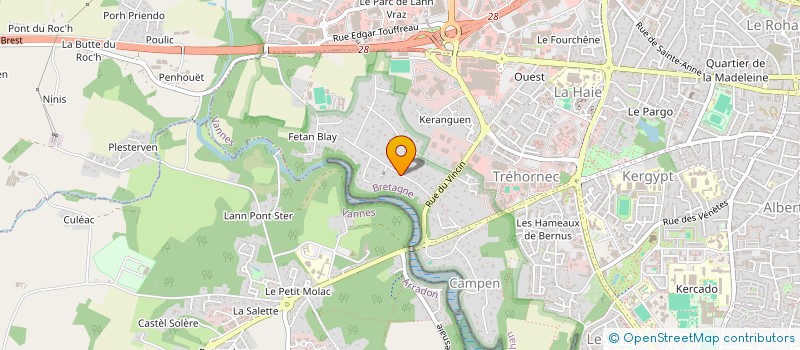 localisation de l'entreprise SCI PLUMP à VANNES