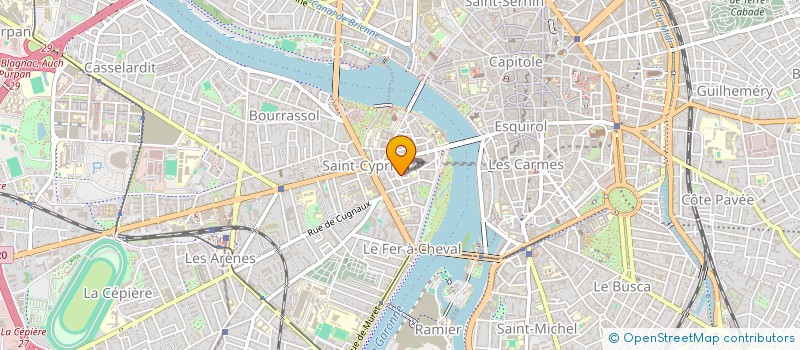 localisation de l'entreprise SCI PLUO à TOULOUSE