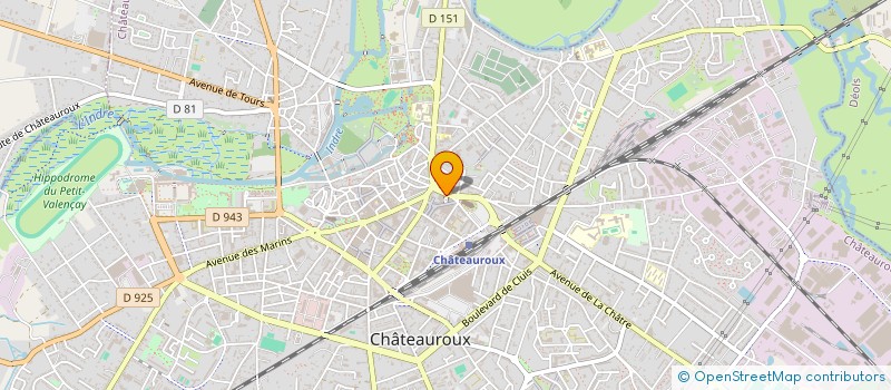 localisation de l'entreprise SCI PLURIEL à CHATEAUROUX