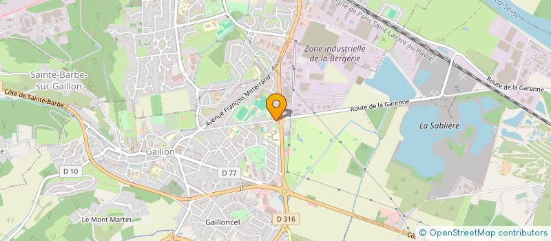 localisation de l'entreprise SCI PLURIEN  GAILLON