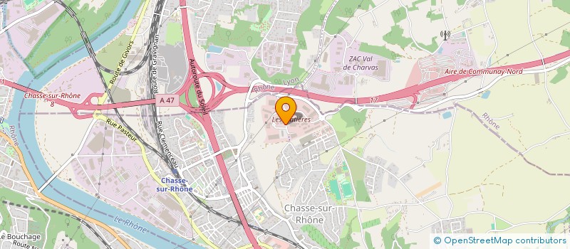 localisation de l'entreprise SCI PLURISPACE  CHASSE-SUR-RHONE