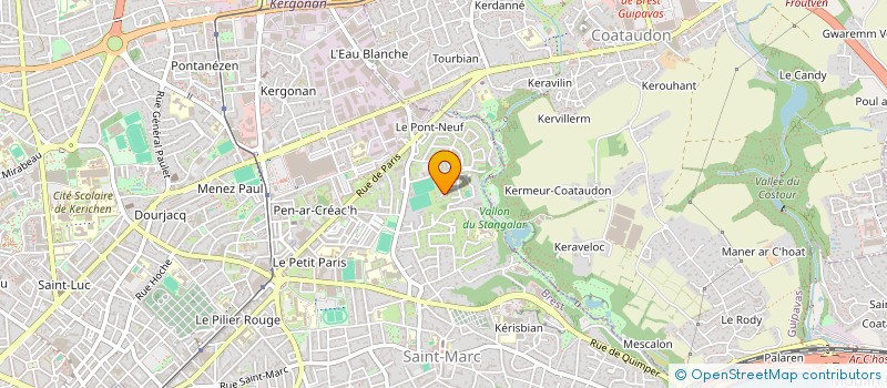 localisation de l'entreprise SCI PLUS AN IVARN  BREST