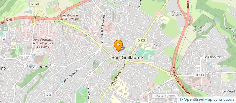 localisation de l'entreprise SCI PLUSQUELLEC à BOIS-GUILLAUME