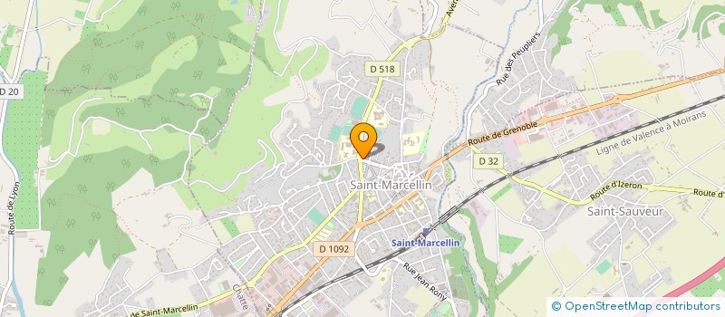 localisation de l'entreprise SCI PLUTON  SAINT-MARCELLIN