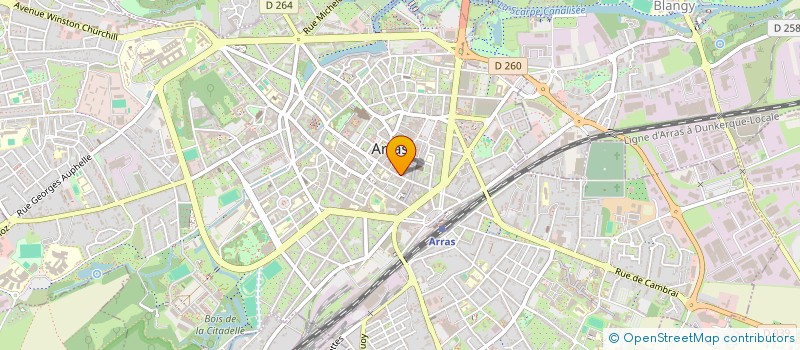 localisation de l'entreprise SCI PLUTON  ARRAS