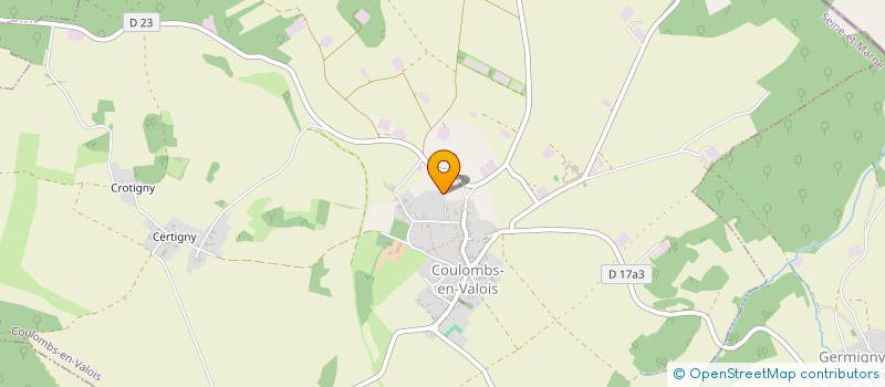 localisation de l'entreprise SCI PLUTON  COULOMBS-EN-VALOIS