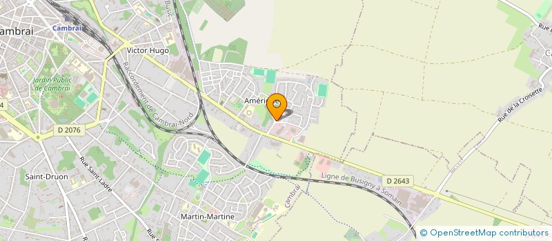 localisation de l'entreprise SCI PLUTON DE CHAPDAR à CAMBRAI