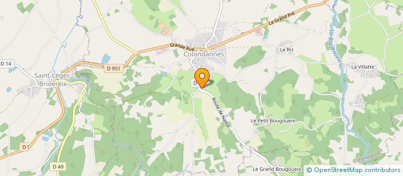 localisation de l'entreprise SCI PLUTUS à COLONDANNES
