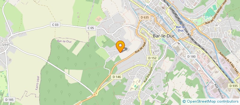 localisation de l'entreprise SCI PLUVINAGE à BAR-LE-DUC