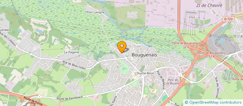 localisation de l'entreprise SCI PLV à BOUGUENAIS