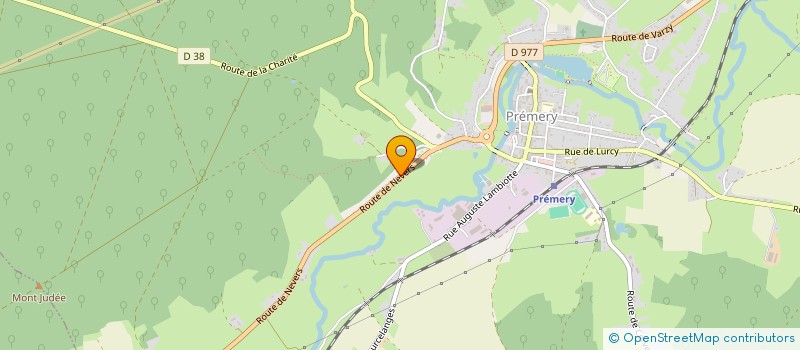 localisation de l'entreprise SCI PLV56  PREMERY