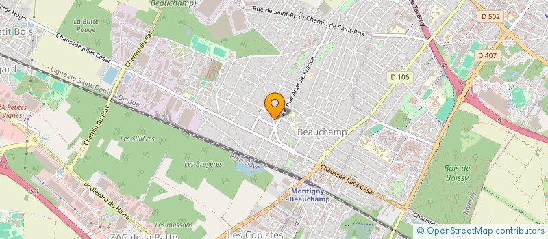 localisation de l'entreprise SCI PLYPS  BEAUCHAMP