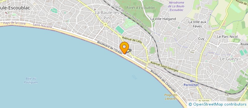 localisation de l'entreprise SCI PM  LA BAULE-ESCOUBLAC