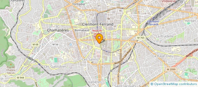 localisation de l'entreprise SCI PM  CLERMONT-FERRAND