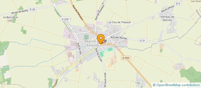 localisation de l'entreprise SCI PM  BEAUNE-LA-ROLANDE