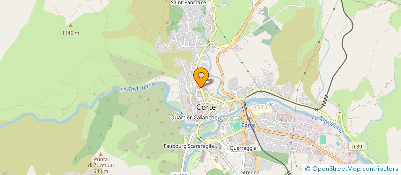 localisation de l'entreprise SCI PM-AL à CORTE