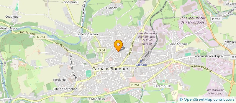 localisation de l'entreprise SCI PM CL à CARHAIX-PLOUGUER