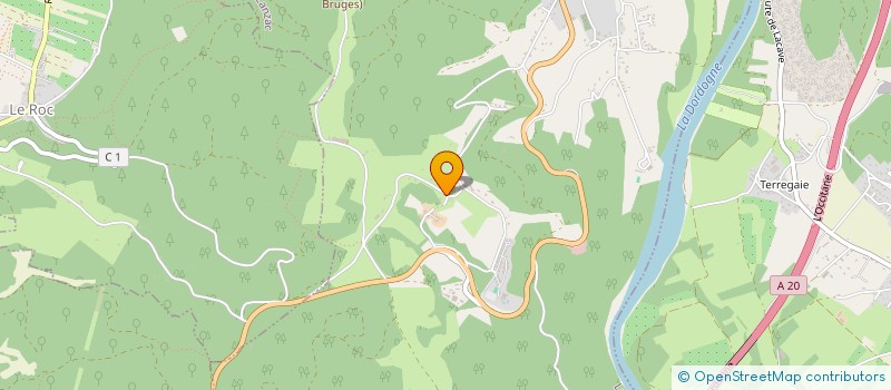 localisation de l'entreprise SCI PM DE LORBIEU  LANZAC