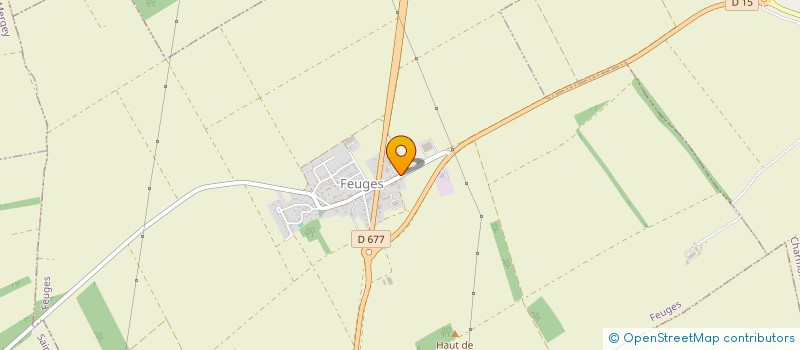 localisation de l'entreprise SCI PM HARDIFORT  FEUGES