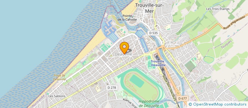 localisation de l'entreprise SCI PM INVEST à DEAUVILLE