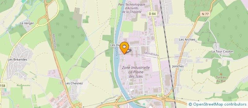 localisation de l'entreprise SCI PM-MATOUGUES à MONETEAU