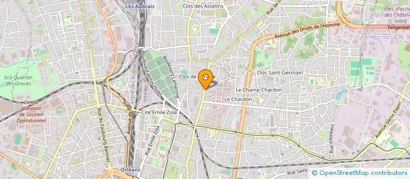 localisation de l'entreprise SCI PM MONTARAN à ORLEANS