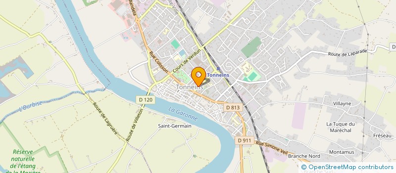 localisation de l'entreprise SCI PM1 INVEST  TONNEINS