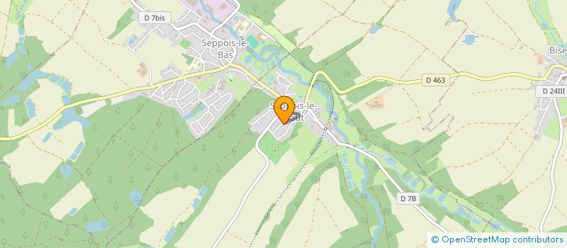 localisation de l'entreprise SCI PMA  SEPPOIS-LE-HAUT