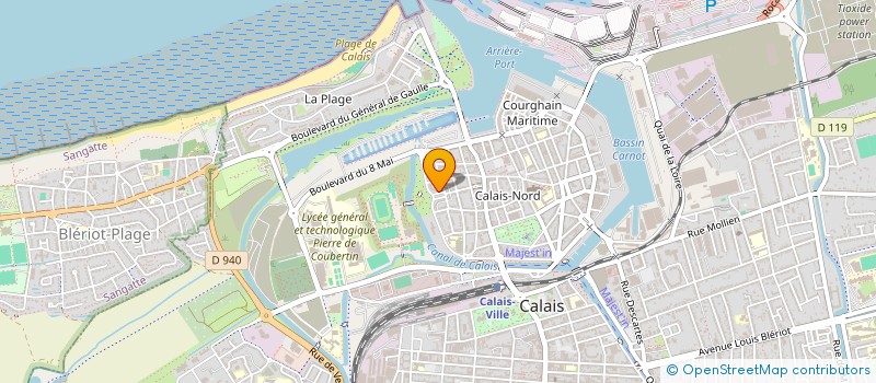 localisation de l'entreprise SCI PMA  CALAIS