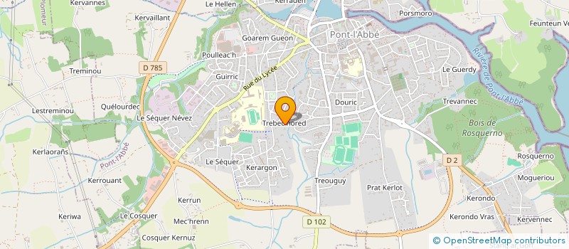 localisation de l'entreprise SCI PMAS  PONT-L'ABBE