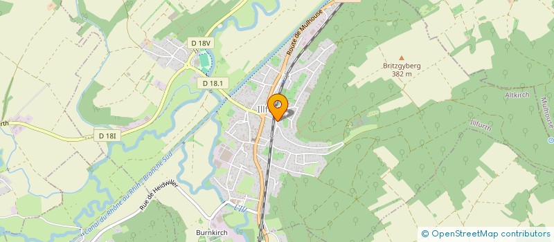 localisation de l'entreprise SCI PMBE  ILLFURTH